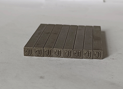 Steel Stamped Letters